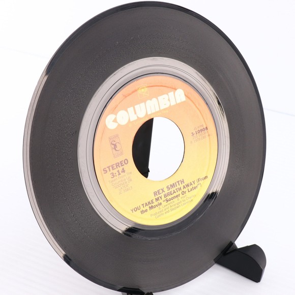Rex Smith, You Take My Breath Away/You're Never Too Old to Roll 45 rpm 7" Record - Picture 5 of 7